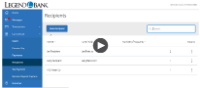 How to edit recipient management
